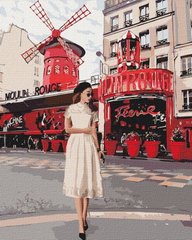 Набір для розпису по номерах."Moulin Rouge" 40*50см купити в Україні