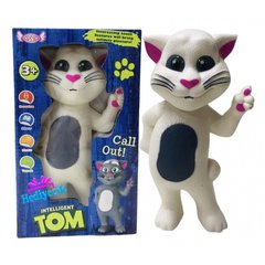Інтерактивна гра 838-27/28 "Кіт Том", 2 кольори, музика, історії, запис голосу, сенсорні датчики, озвуч. англ. мовою, у коробці (6984742050056) Белый купити в Україні