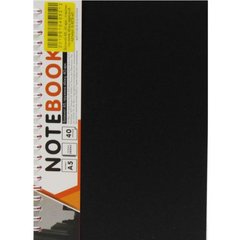 Блокнот "Office book" A5, 40 листов (черный) купить в Украине