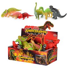 Животные резиновые 7210 432шт2 Динозавры, 6 видов, в боксе 27158,5 см, игрушка-20смцена за шт купить в Украине