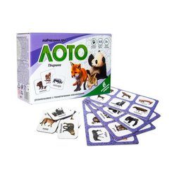 Настольная игра "Лото: Животные" 30367 Strateg, в коробке (4820220562036) купить в Украине