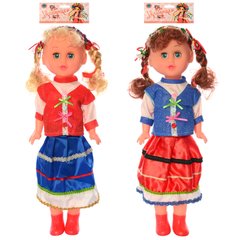 Кукла M 4314 I UA (72шт) 45см, 2вида, муз(укр.песня), бат-таб, в кульке, 15-55-7см купить в Украине