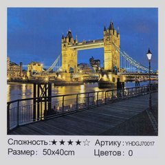 Картина за номерами + Алмазна мозайка 2в1 YHDGJ 70017 (30) 50х40см купити в Україні