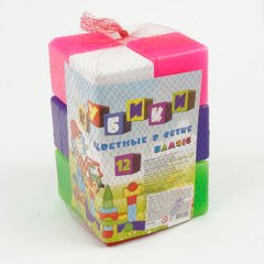 гр Кубик кольоровий в сітці 111 (8) 12 куб. "BAMSIC" купити в Україні