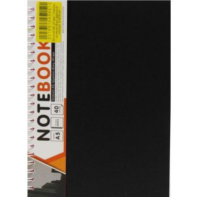 Блокнот "Office book" A5, 40 листов (черный) купить в Украине
