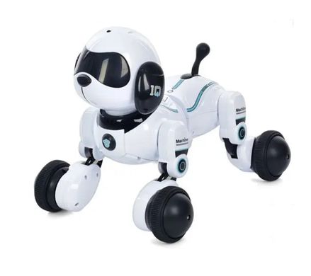 Інтерактивний собака-робот на д/в K36, прогамування, звук, світло, Bluetooth, акумулятор, USB, в коробці (6903317586585) купити в Україні