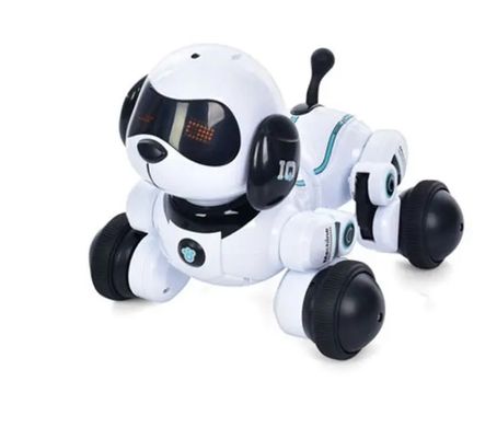 Интерактивная собака-робот на д/у K36, прогаммирование, звук, свет, Bluetooth, акумулятор, USB, в коробке (6903317586585) купить в Украине