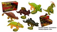 Животные резиновые 7209 432шт2 Динозавры, 6 видов, в боксе - 27158,5см, игрушка-18смцена за шт Микс купить в Украине