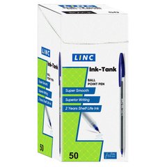 Ручка кульк/масл "Ink Tank" чорна 0,6 мм "LINC" купити в Україні