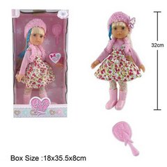 Лялька YL 2285 E (48) висота 32 см, гребінець для волосся, у коробці купити в Україні
