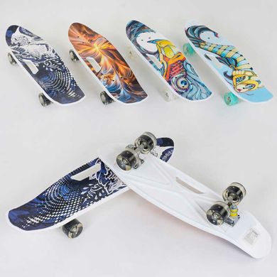 Скейт Пенні борд C 40311 Best Board, колеса PU (6900067403117) Микс купити в Україні