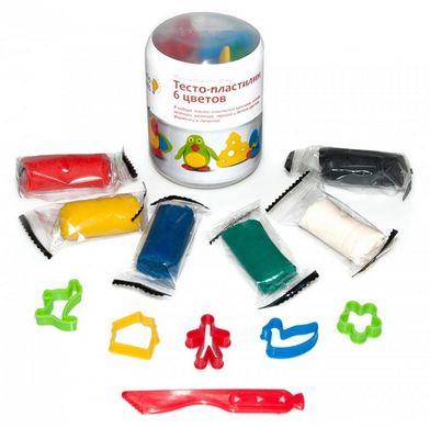 Міні-набір для ліплення Тісто-пластилін 6 кольорів» купити в Україні