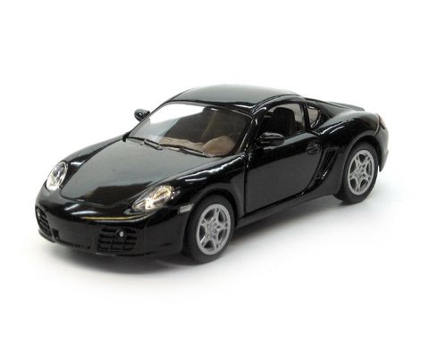 Машинка інерційна KT 5307 W Porsche Cayman метал 1:34, 12,5см, відкр.двері, в коробці (6903156216018) Черный купити в Україні