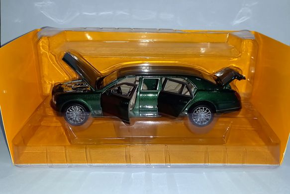 Машина метал 7694 АВТОПРОМ 1:24 Bentley (6900001232797) Тёмно-зелёный купити в Україні