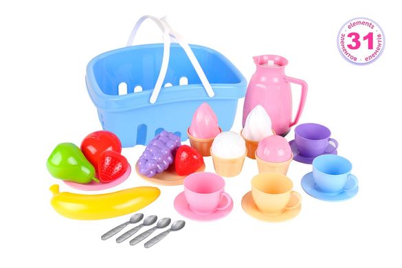 Іграшка "Набір посуду в кошику" 7242 ТехноК (4823037607242) купити в Україні