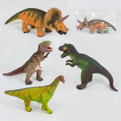 Динозавр музыкальный Q 9899-501 А (48) 4 вида, мягкий, резиновый, 37см, 1 шт в кульке купить в Украине