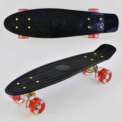 Скейт Пенні борд 0990 (8) Best Board, ЧОРНИЙ, дошка=55см, колеса PU зі світлом, діаметр 6 см купити в Україні