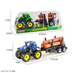 Трактор арт. 9870-3A (72шт/2) інерц, 2 кольори, слюда 27,6*8,2*11см купити в Україні