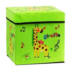 Корзина-пуфик для игрушек "Веселый жираф" купить в Украине