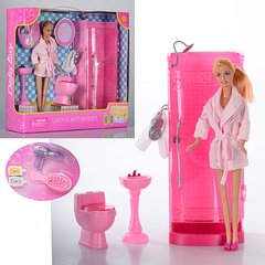 Кукла DEFA 8215 (24шт) ванная комната, аксессуары, в кор-ке, 36,5-34,5-11см купить в Украине