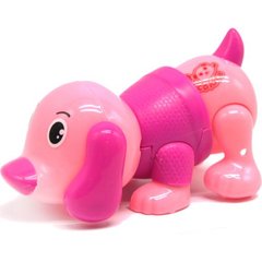 Заводна іграшка "Собачка", рожева купити в Україні