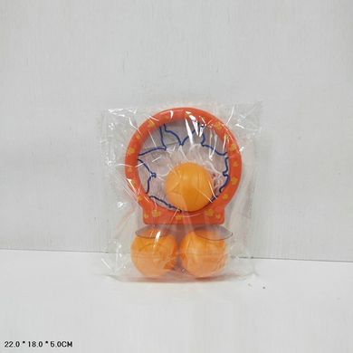 Баскетбольный набор арт. 705 (144шт/2) кольцо на присоске,3 мячика в пакете 22*18*5 см купить в Украине