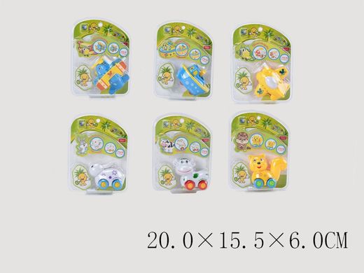 Заводная игрушка 4101-6 1077016R 96шт2 6 видов, на планшетке 2015,56см купити в Україні