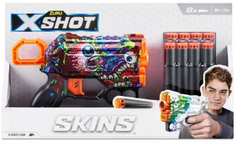 Швидкострільний бластер X-SHOT Skins Menace Scream (8 патронів), 36515J купить в Украине