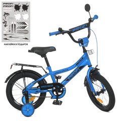 Велосипед детский PROF1 14д. Y14313 (1шт) Speed racer,SKD45,синий,зв,доп.кол купить в Украине