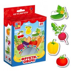 Магниты "Мой маленький мир: Овощи и фрукты" (укр) купить в Украине