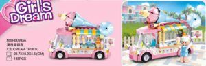 Конструктор SLUBAN M38-B0993A "Girls Dream": Трек з морозивом, 145 дет. купити в Україні