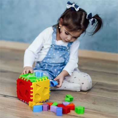 Іграшка-сортер "Educational cube" 24 ел., Tigres (39781)