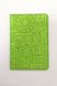 Обкладинка на паспорт-книжку "Візерунки" ZS040 Color-it (6973795230393) Салатовый