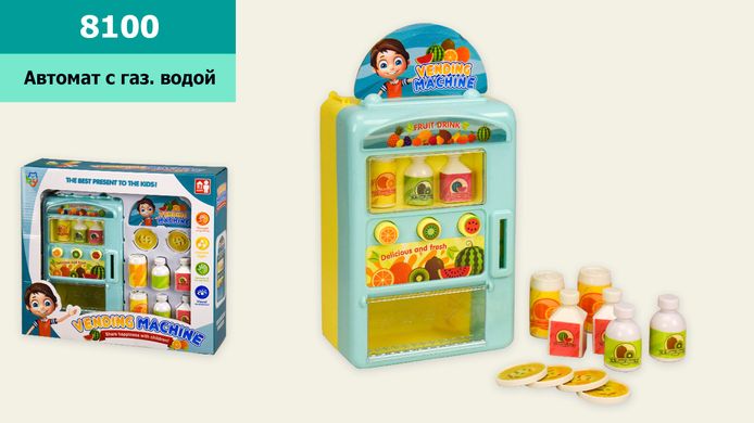 Автомат з газованою водою 8100 (1907252) (54шт | 2) монетки, р-р іграшки-12 * 6.5 * 17.5см, пляшечки, в кор. 28 * купити в Україні
