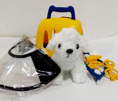Собака в переноске "Мой маленький любимец" 901-1-2 LimoToy, набор доктора, в кульке (6903317506262) Белый купить в Украине