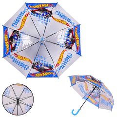 Детский зонт Hot Wheels PL8206 (60шт) прозрачный, р-р трости – 66 см, диаметр в раскрытом виде – 80 купить в Украине