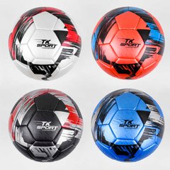 Мяч футбольный C 44449 (60) "TK Sport", 4 вида, вес 350-370 грамм, материал TPE, баллон резиновый Микс купить в Украине