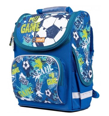 Рюкзак школьный каркасный SMART 557023 My Game, синий (4823091912986) купить в Украине