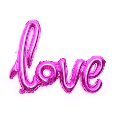 Напис "LOVE", пурпурний купити в Україні
