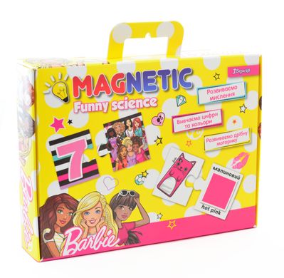 Пазл магнитный развивающий А4 "Funny science" "Barbie 1" купити в Україні