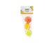 Набір іграшок для ванни "Смайли" 9023 Baby Team, 3 м'ячики в наборі, в пакеті Світлі м'ячики Вид 1