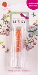 Помада з блискітками та ароматом полуниці, колір кораловий, т.м. Lukky купить в Украине