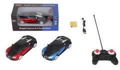 Машина акум. р/к MZ арт. B24 (24шт) Bugatti Veyron, 1:24,2 кольори, короб.20*9*7см купити в Україні
