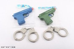 Набір поліцейський арт. XB54-P (1200шт|2)пістолет, наручники, пакет 16*10*2см купити в Україні