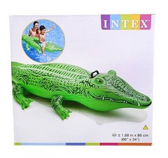Плотик "Крокодил" 58546 NP Intex размером 168х86см, от 3-х лет, в коробке (6941057455464) купить в Украине