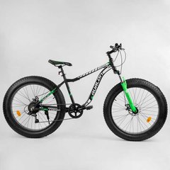 Велосипед Спортивний CORSO «Avalon» 26" дюймів 95583 (1) ФЭТБАЙК, алюмінієва рама, обладнання Shimano 7 швидкостей, зібраний на 75% купити в Україні