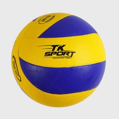 Мяч волейбольный C 62447 TK Sport, клейкая, 280-300 грамм, мягкий материал PVC (6900067624475) купить в Украине