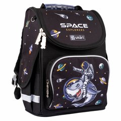 Рюкзак школьный каркасный SMART 559005 Space, чёрный купить в Украине