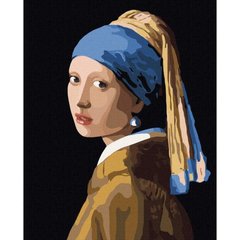 Картина по номерам "Девушка с жемчужной сережкой" купить в Украине