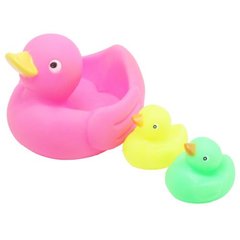 Іграшка для ванни "Качечка з каченятами", рожева купити в Україні